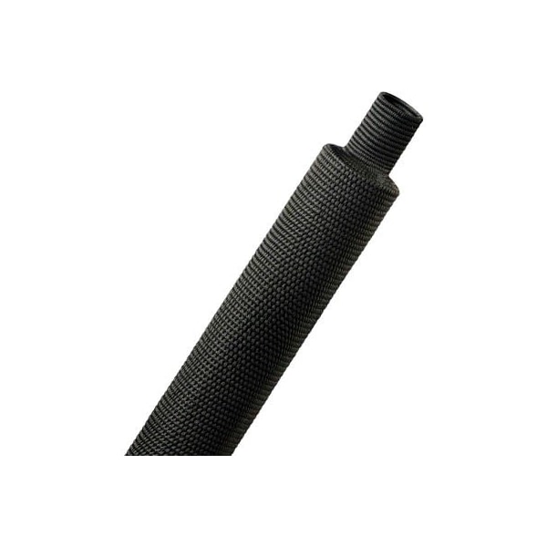Techflex 2:1 Fabric Heat Shrink .79in Diameter Dia., 100', Black